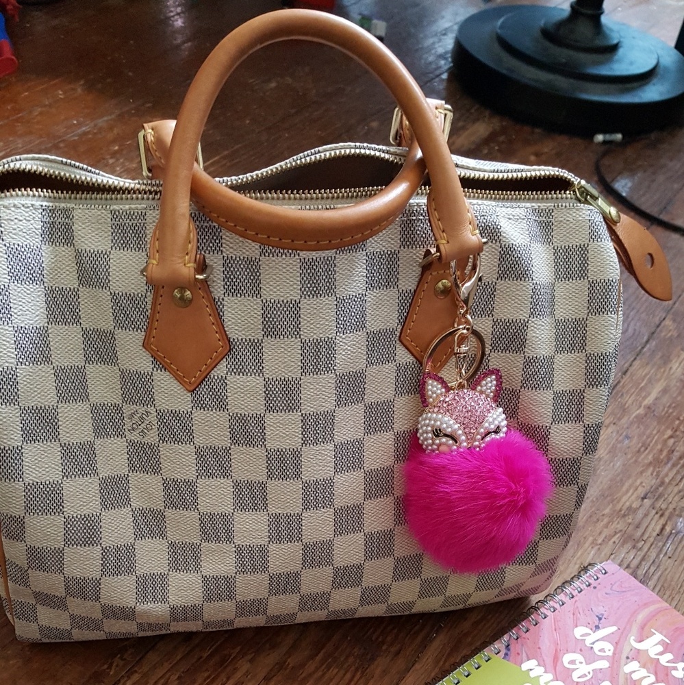 Bling kitty bag charm  -Pink - Picture 3 of 5